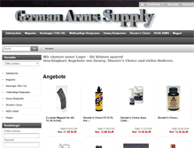 Tablet Screenshot of germanarmssupply.de